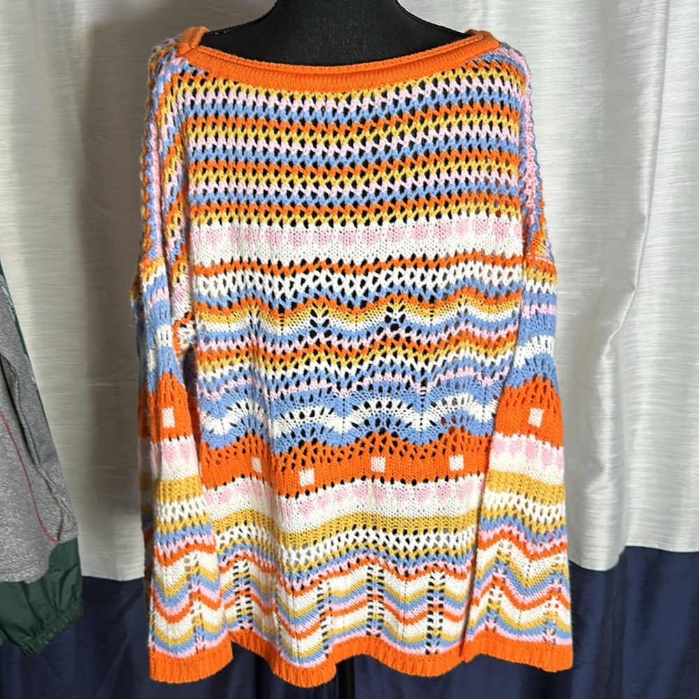 SHEIN Curve 1XL crochet sweater - Picture 2 of 5